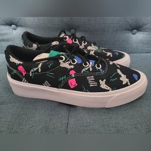 Mew Men's CONVERSE 80's Print Skid Grip Shoes Sneakers Size 8